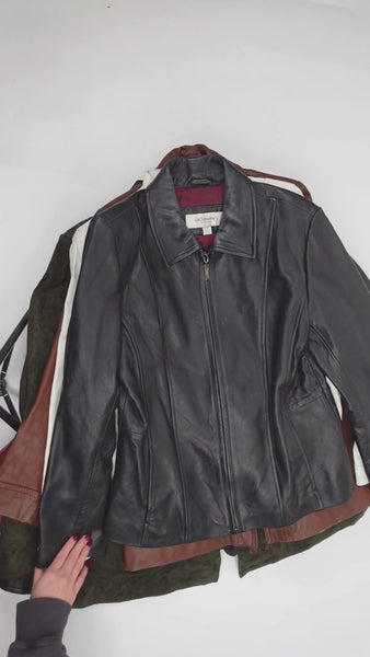 Vintage Leather Jacket Mix of 20 | Retro Vintage Clothing Wholesale