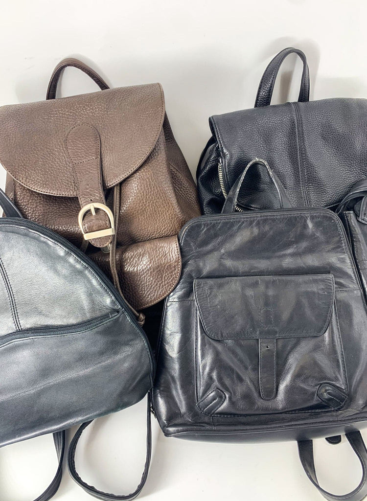 Leather Backpack Mix Of 10 - LA Vintage Wholesale