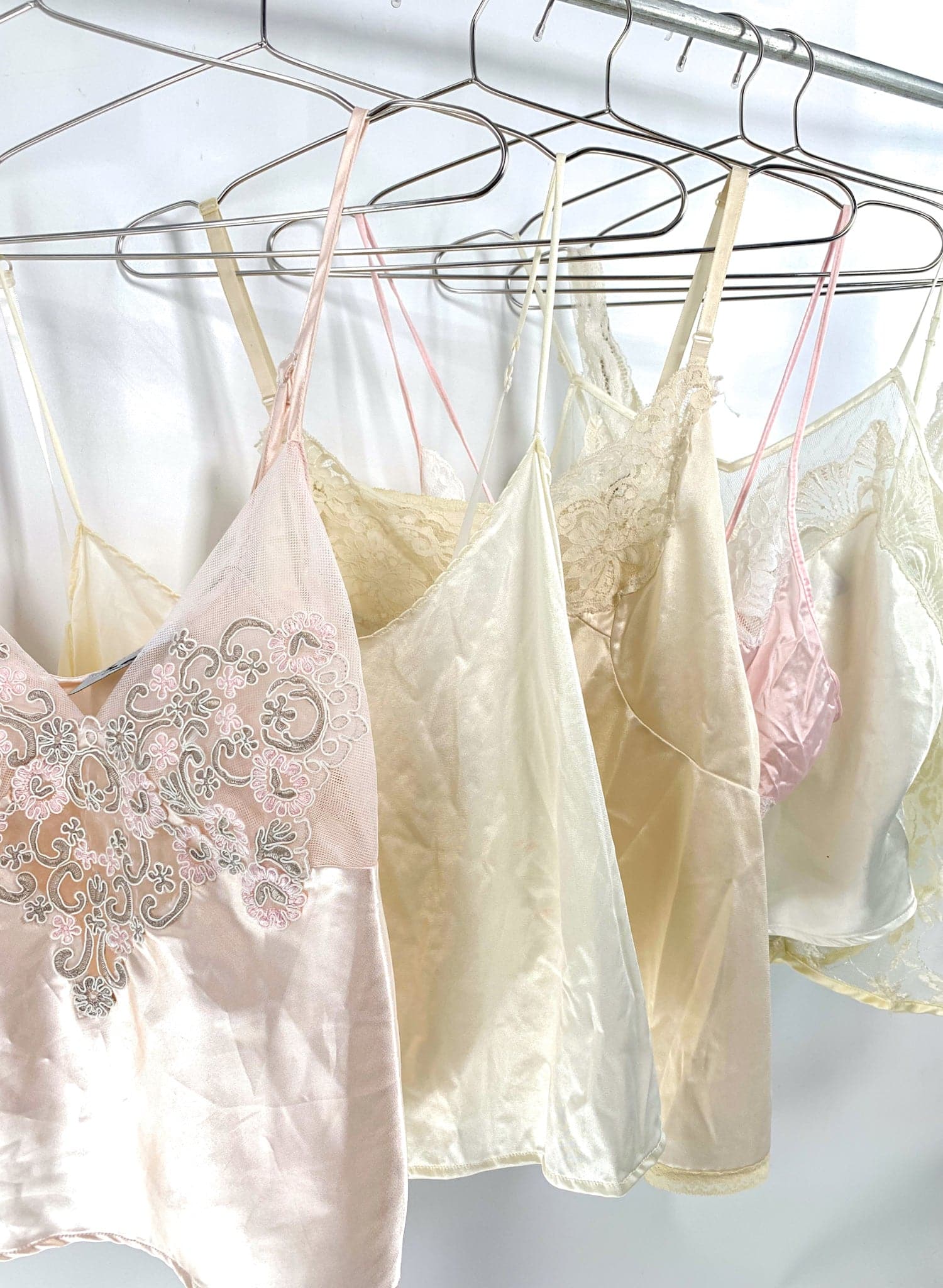 Satin Cami's Mix Of 10 - LA Vintage Wholesale