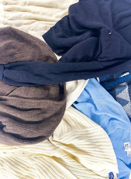 Vintage Men's Cardigan Sweater Mix of 10 - LA Vintage