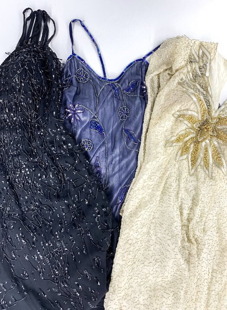 Women's Vintage Beaded Dress Mix of 10