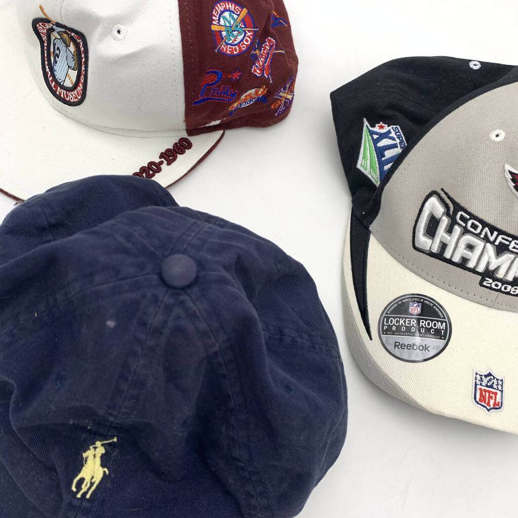 Sports Hats Mix of 15 - Vintage Accessories