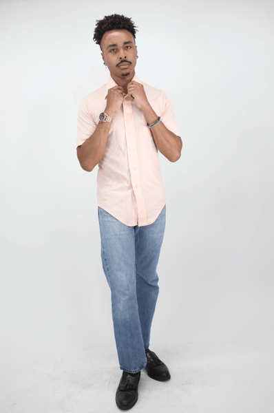 【U LAN】USA old printing pigment short sleeves USA old printing pigment short sleeves - U LAN