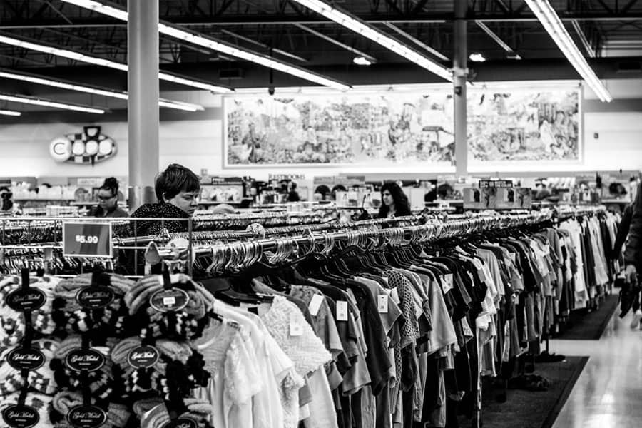 White House Black Market Black & White Striped Tank Top Metal Chain De –  Shop Thrift World