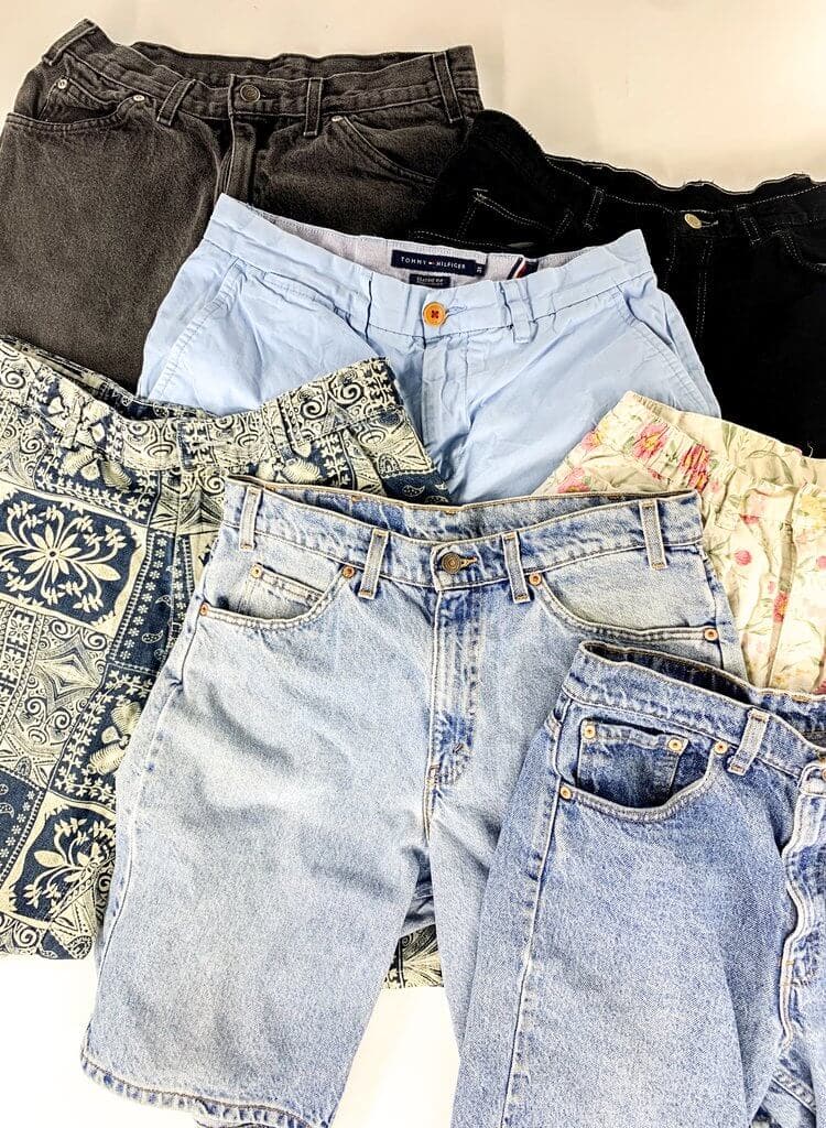 Mens Shorts Mix Of 25 - LA Vintage Wholesale 