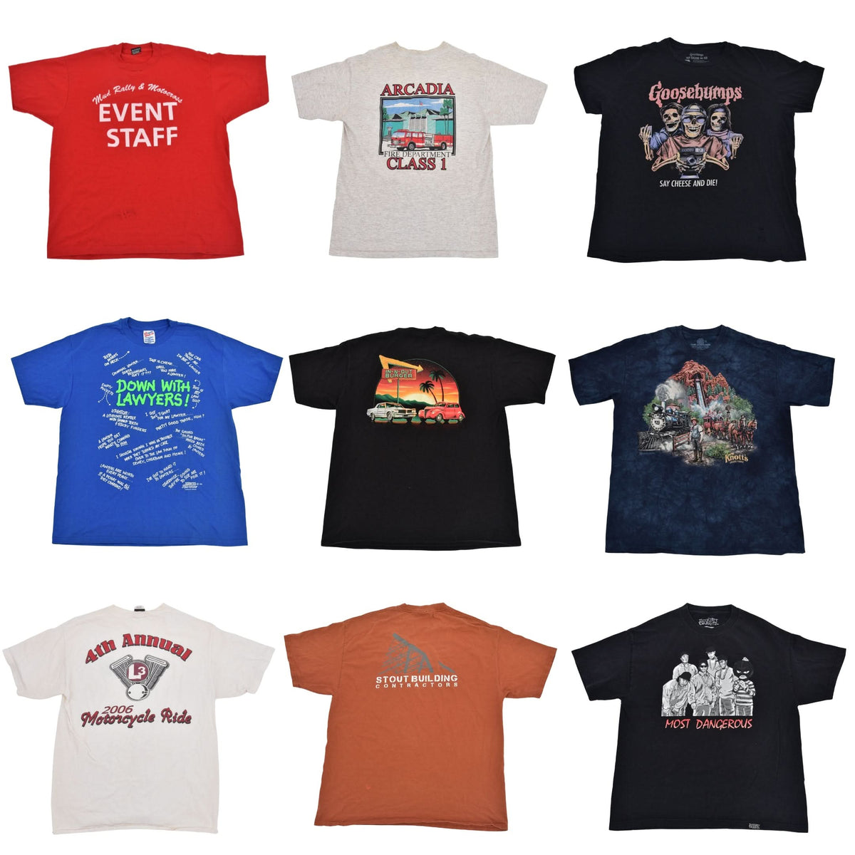 Graphic Tees Mix of 15 | Vintage & Modern Wholesale | LA Vintage – LA ...