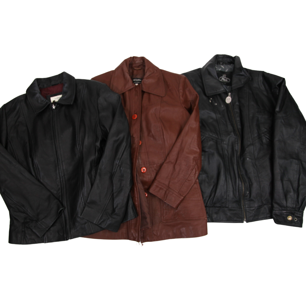 Vintage Leather Jacket Mix of 20