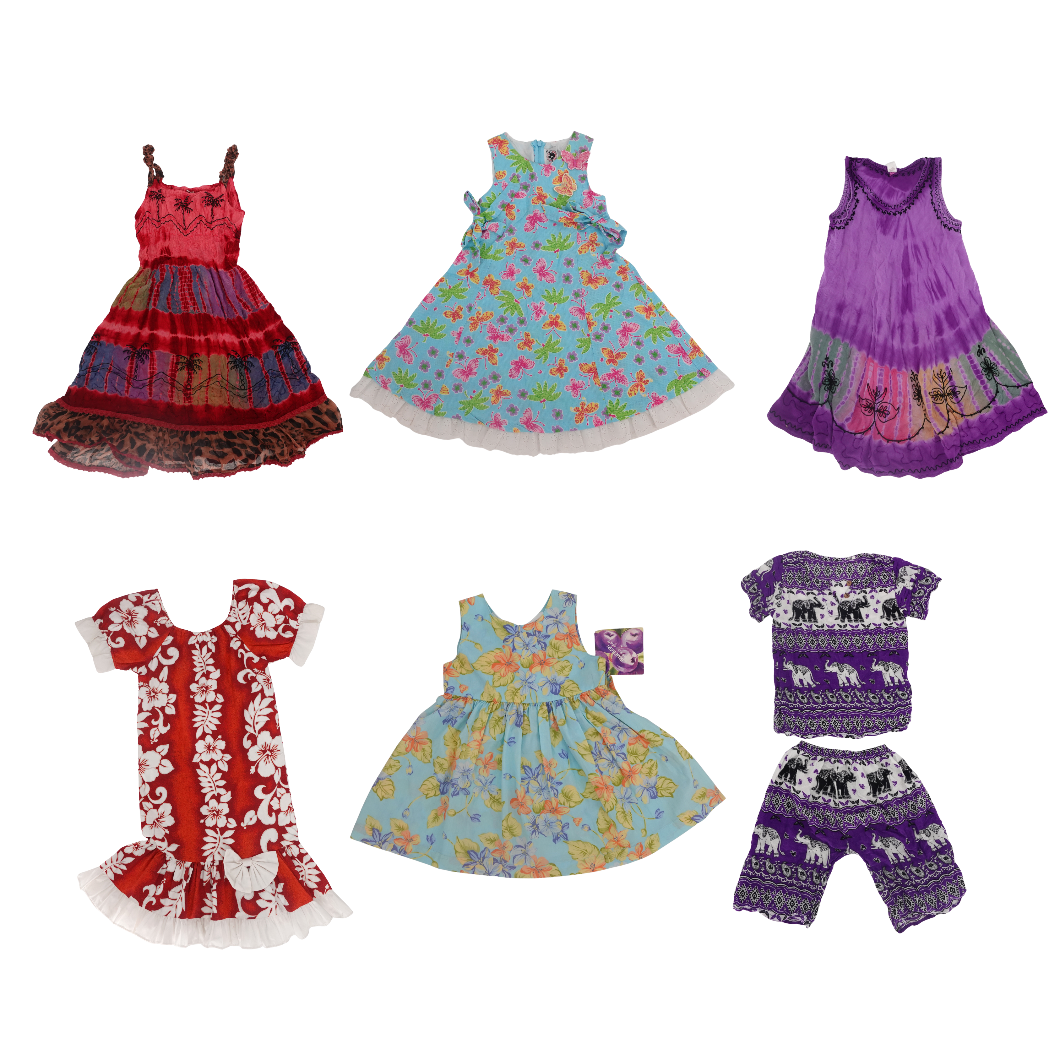 Kids Hawaiian, Tropical & Surf Mix Of 25