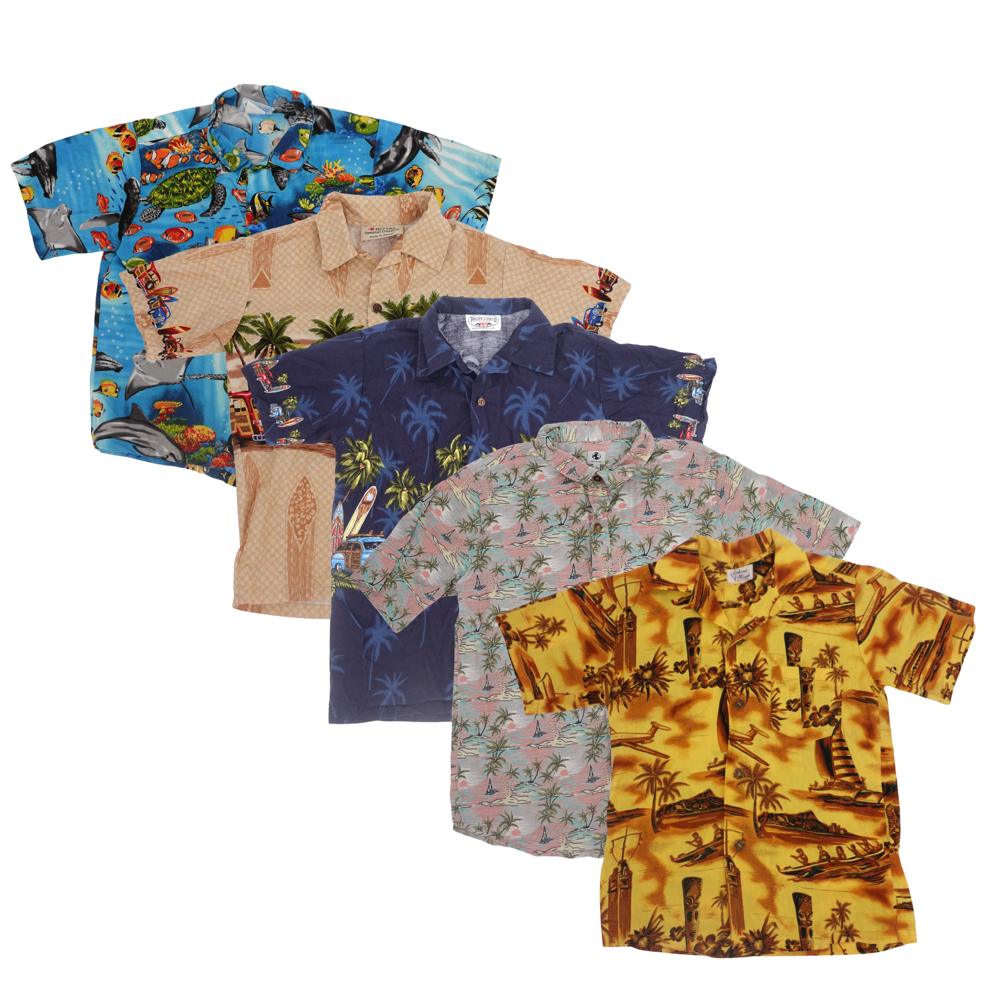 Kids Hawaiian, Tropical & Surf Mix Of 25