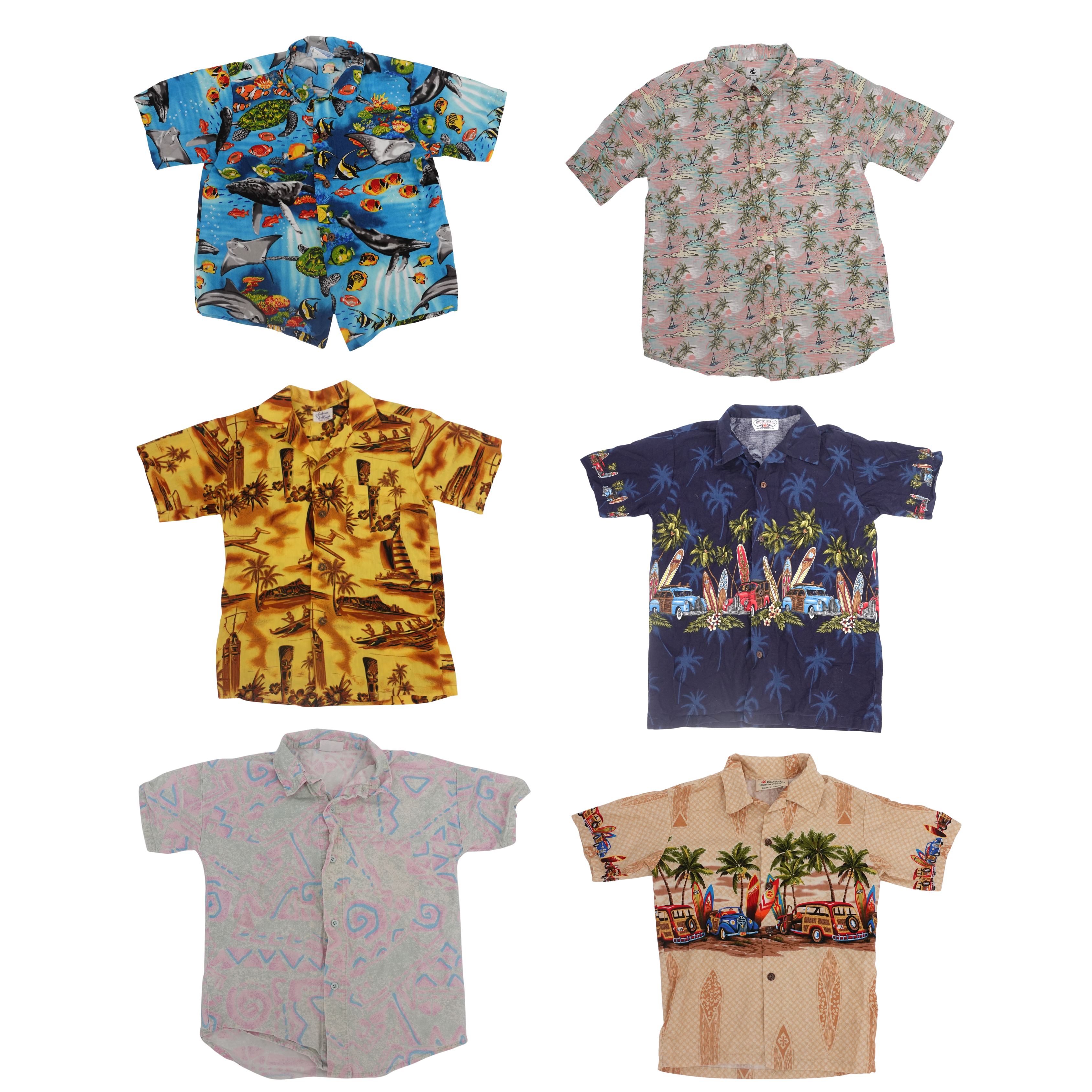 Kids Hawaiian, Tropical & Surf Mix Of 25