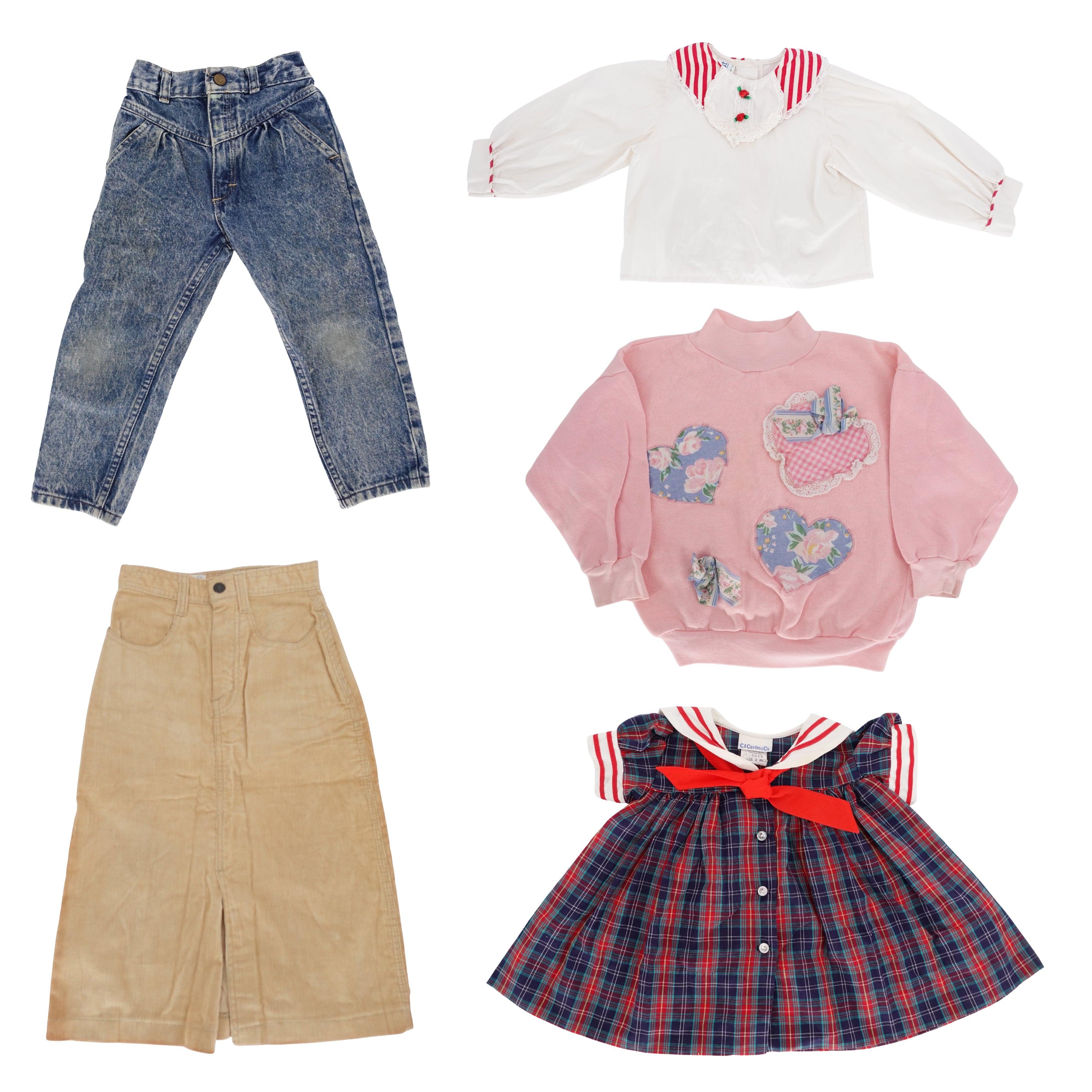 Kids True Vintage Mixed Clothing Box of 50 lbs - Ready to Ship