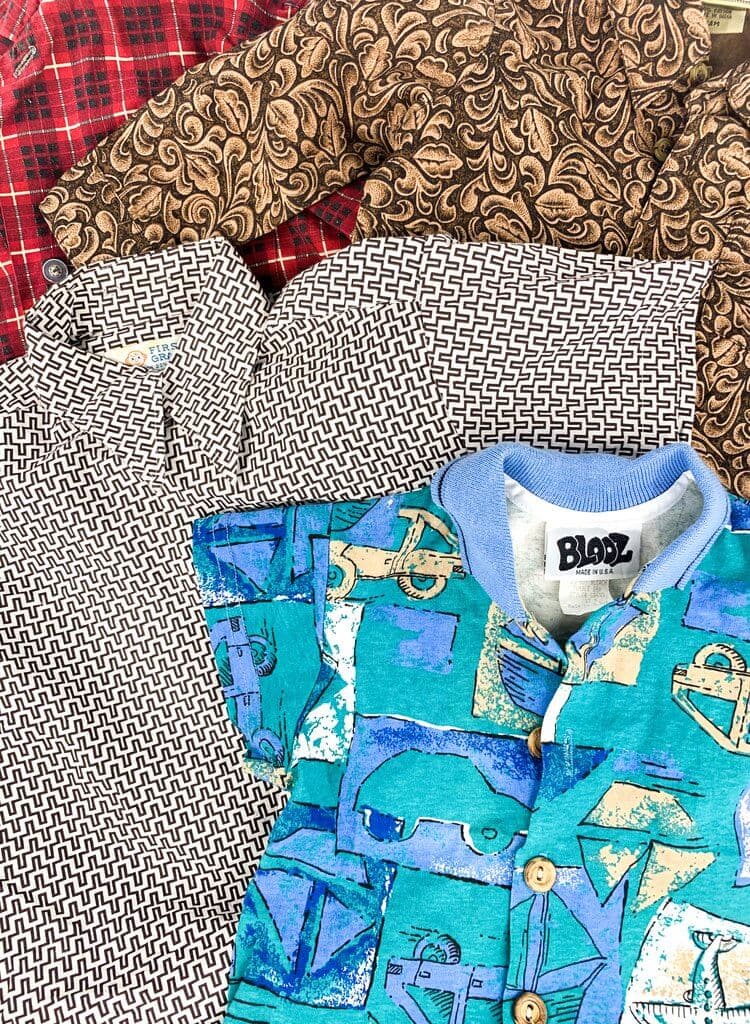 Boys Button Up Shirts Mix Of 30