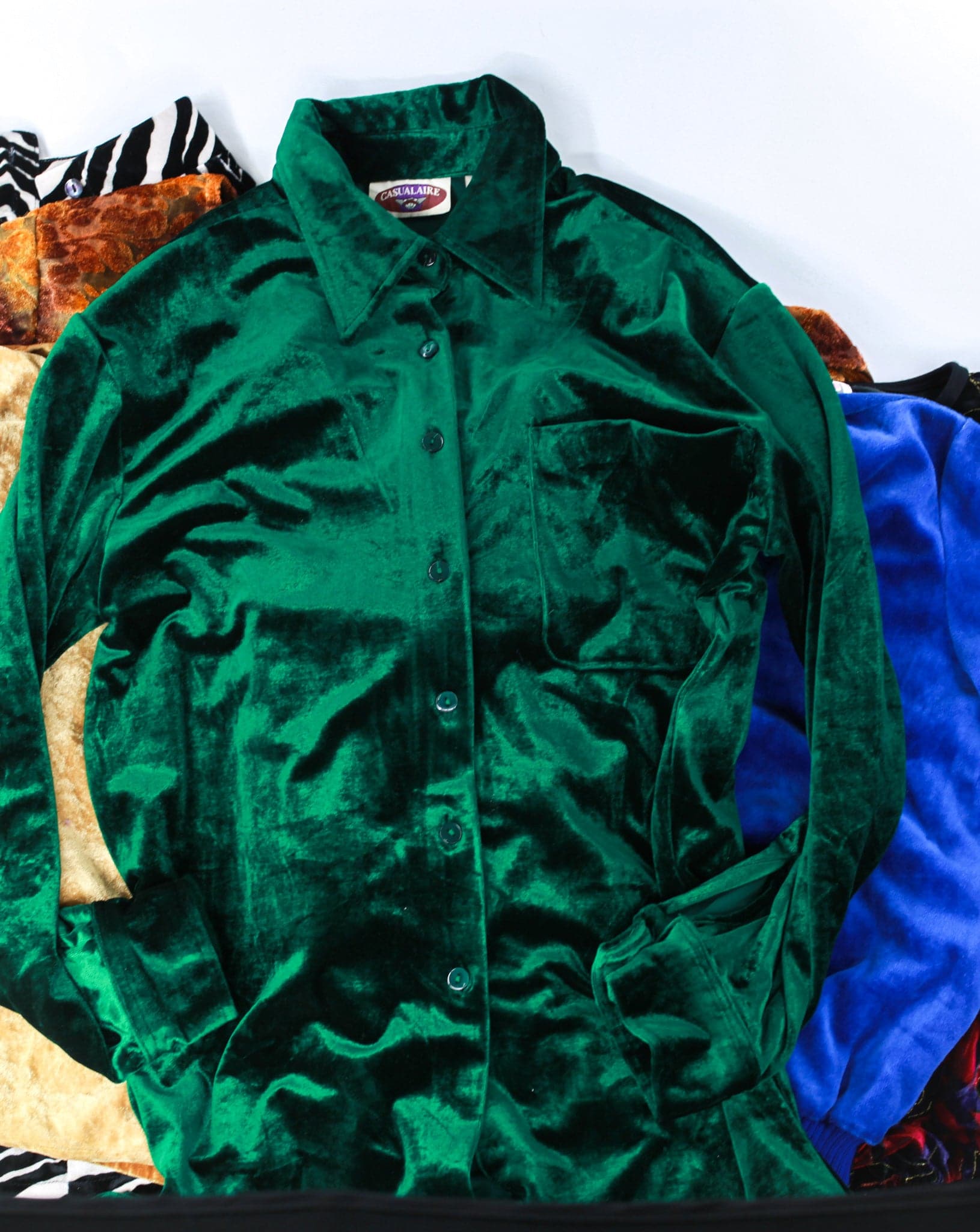 Velvet Tops Mix Of 10 - LA Vintage Wholesale 
