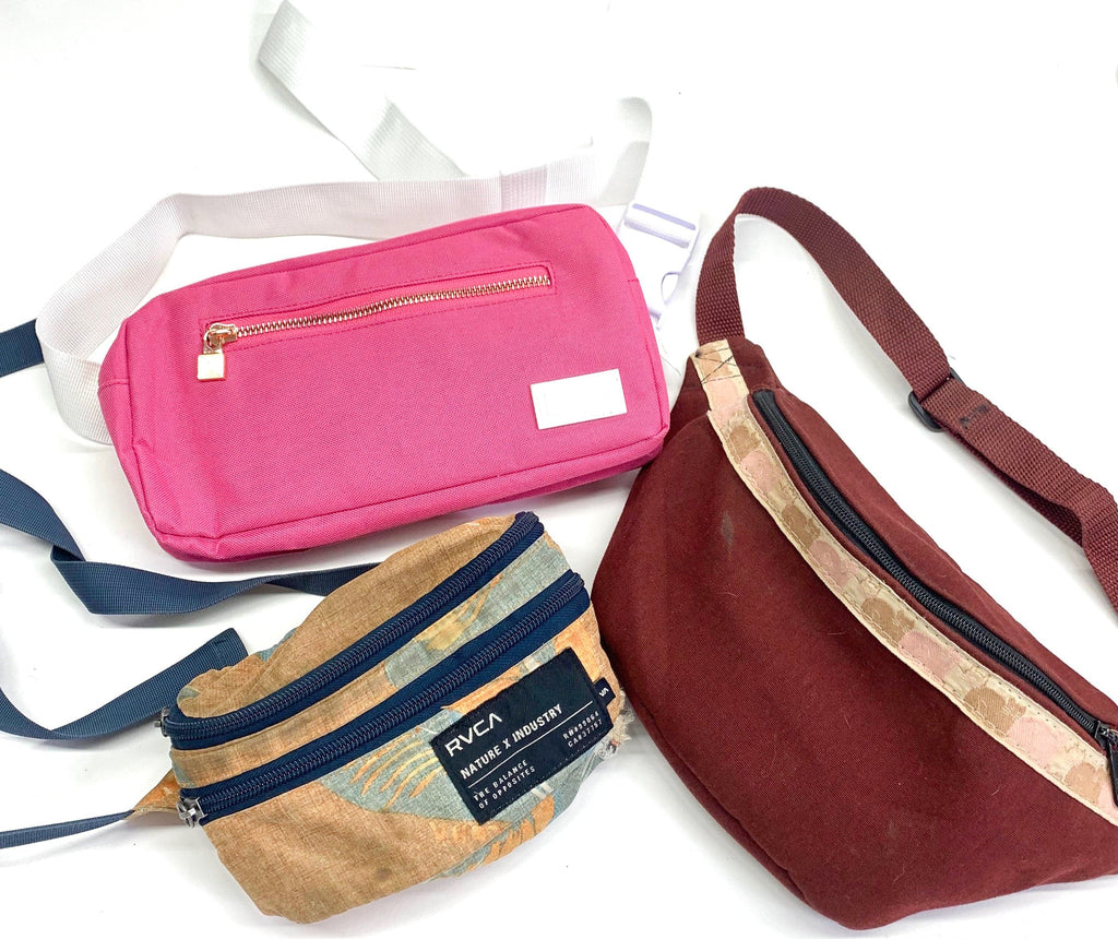 fanny pack mix of 15 sizes and colors