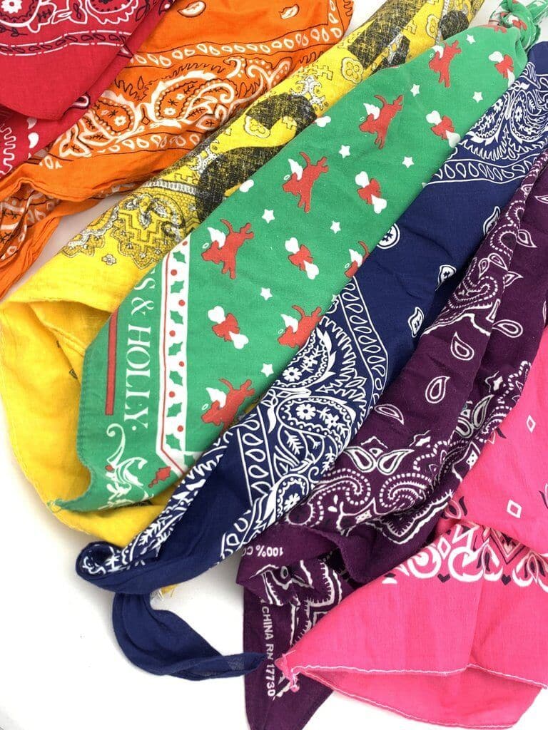 Bandana Mix of 20 - LA Vintage Wholesale 