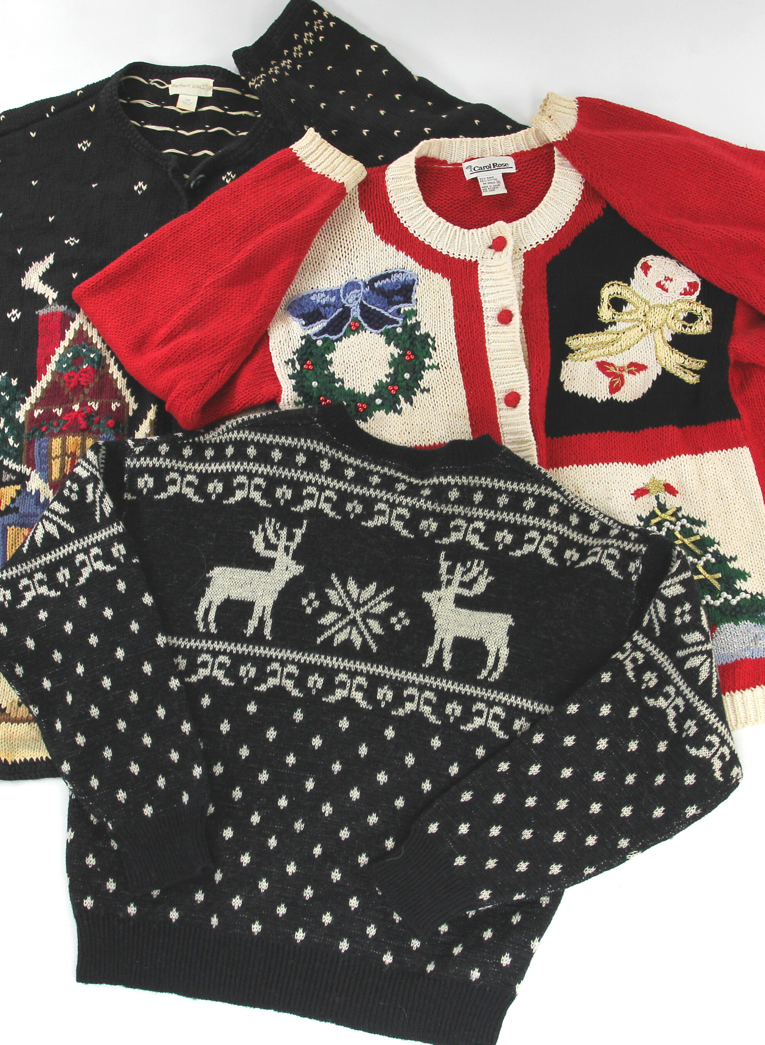 Vintage Christmas Sweaters Mix of 15 Sweaters