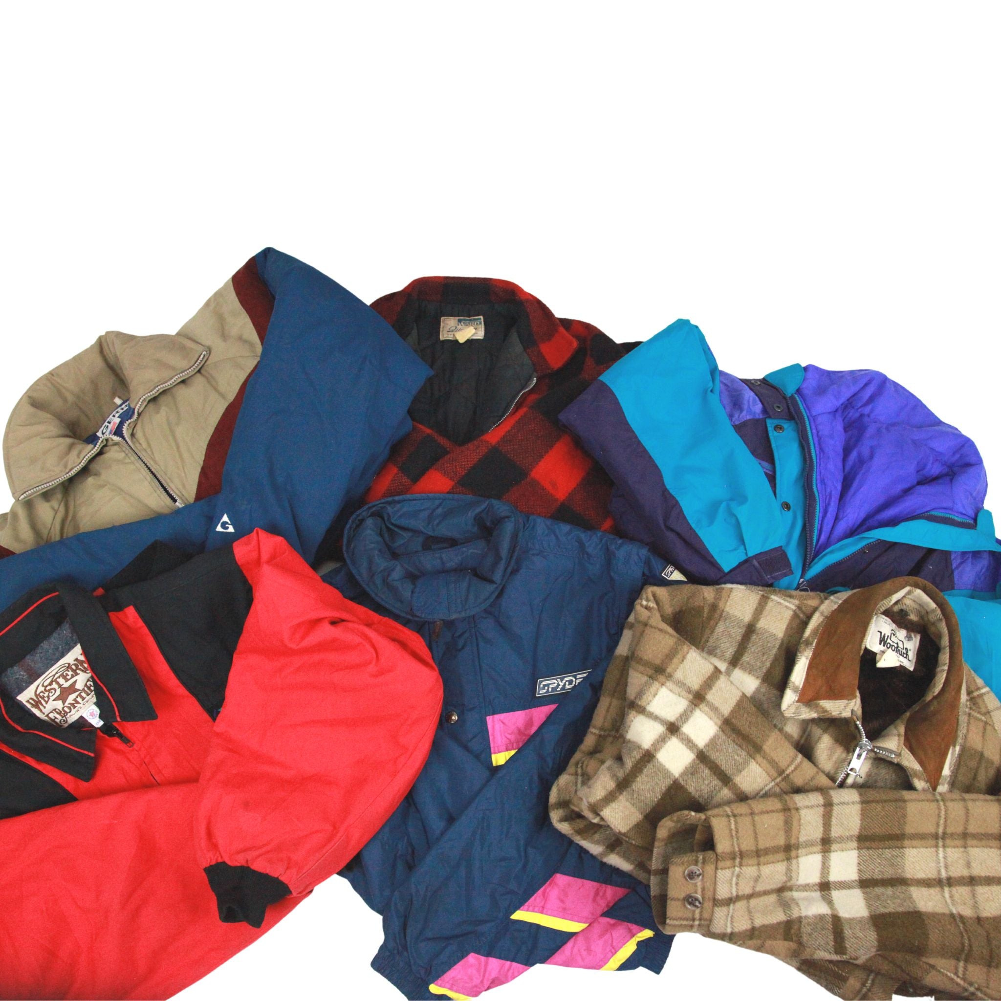 Men's Vintage Jacket Bale of 100 lbs - LA Vintage