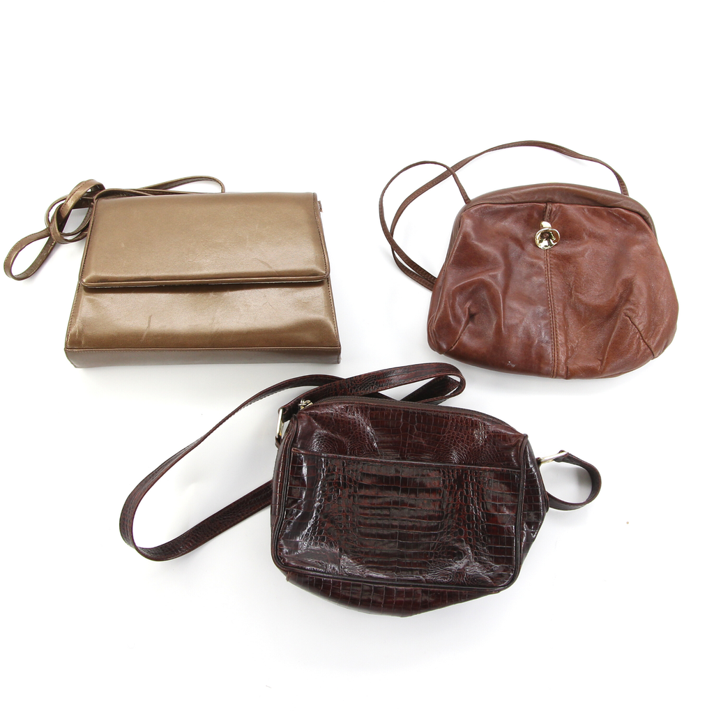 brown leather bags 